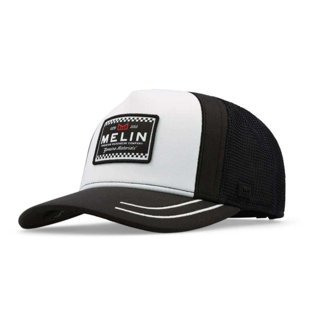 Brand New Melin Odysea MPH Pit Crew Hydro Hat – Black – XL